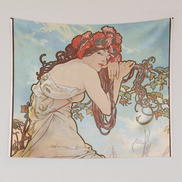 Item preview, The Four Seasons - Summer, by Alphonse Mucha. HIGH DEFINITION designed and sold by MINDTHECHERRY.