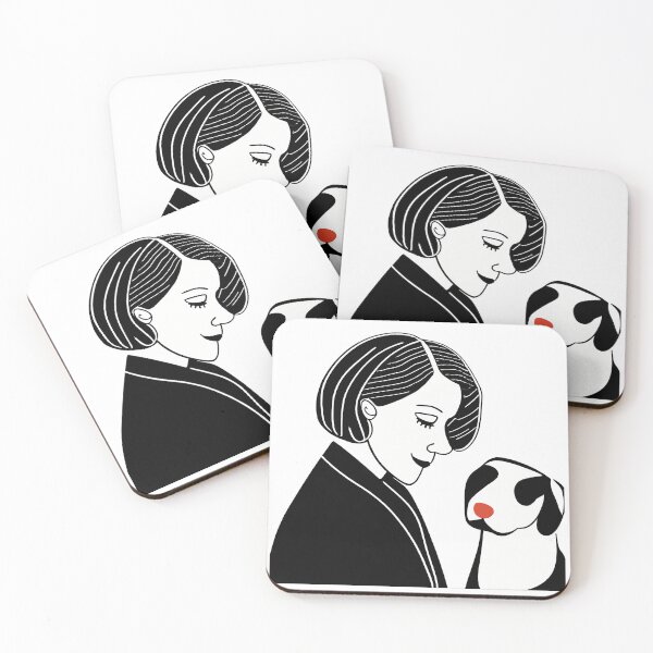 Item preview, Woman And Dog designed and sold by ArtShare.