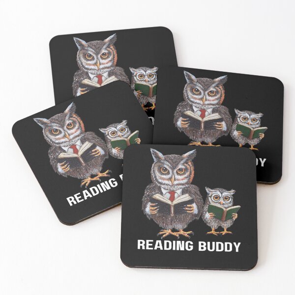 Item preview, Owl reading buddy designed and sold by Roy & Tiffany.