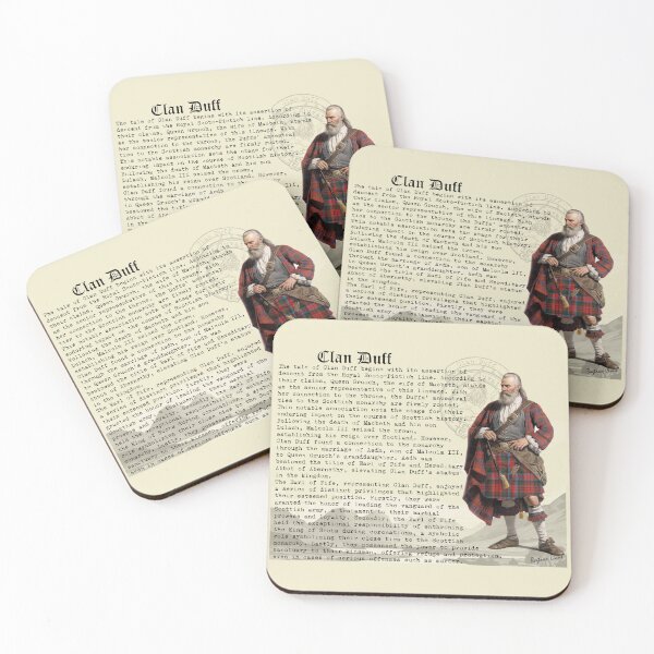 Aperçu de l'œuvre Histoire du clan écossais Duff créée et vendue par BagTown Clans.