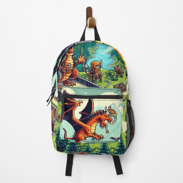 Item preview, Pixelated Adventure Quest designed and sold by TextileTrove.