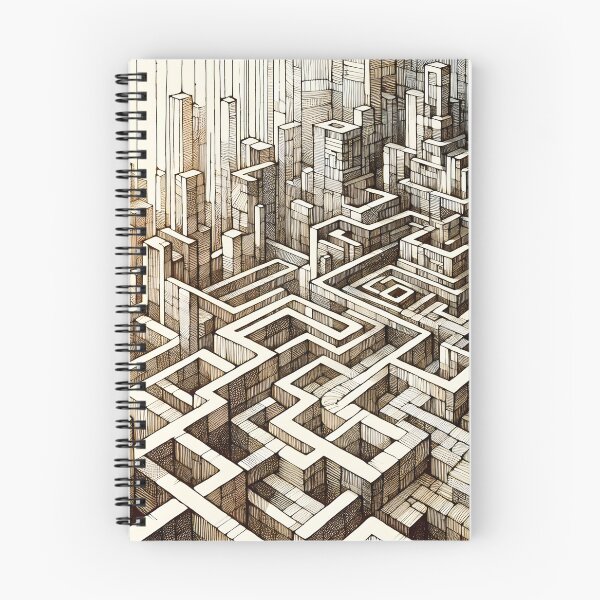 Item preview, Maze of Urban Complexity Artwork designed and sold by PictorialWhimsy.
