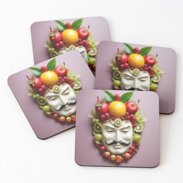 Item preview, Male Warrior Fruit face 03 designed and sold by txstock.