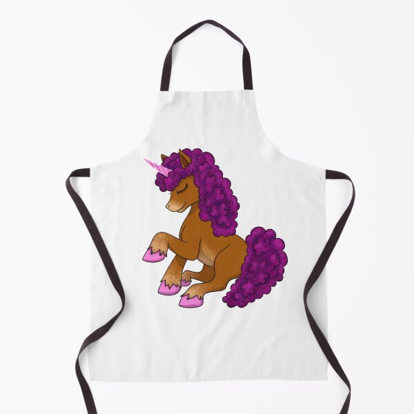 Item preview, Black Unicorn | Afro Unicorn | Purple Mane designed and sold by Shakira Rivers.