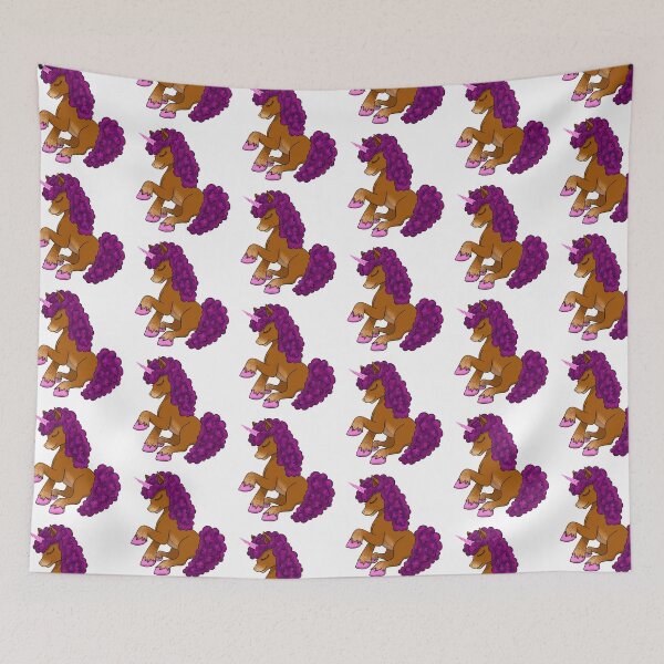 Item preview, Black Unicorn | Afro Unicorn | Purple Mane designed and sold by Shakira Rivers.