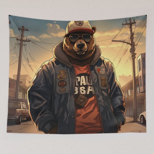 Item preview, Bear | Hip Hop style designed and sold by ComicsFactory.
