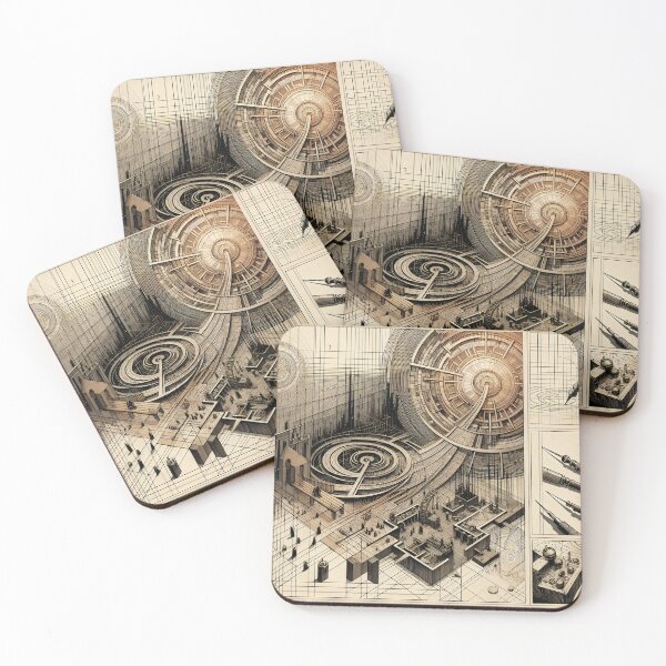 Item preview, Futuristic Space Geometric Vision designed and sold by PictorialWhimsy.