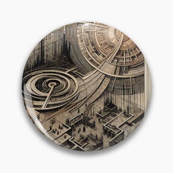 Item preview, Futuristic Space Geometric Vision designed and sold by PictorialWhimsy.