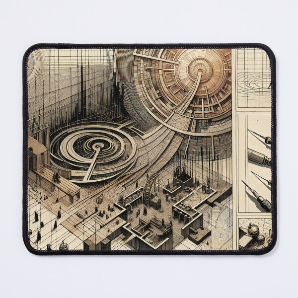 Item preview, Futuristic Space Geometric Vision designed and sold by PictorialWhimsy.