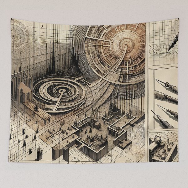 Item preview, Futuristic Space Geometric Vision designed and sold by PictorialWhimsy.