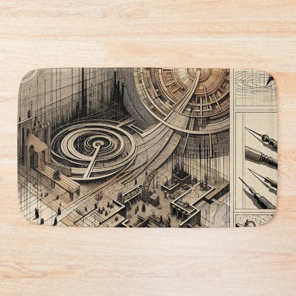 Item preview, Futuristic Space Geometric Vision designed and sold by PictorialWhimsy.