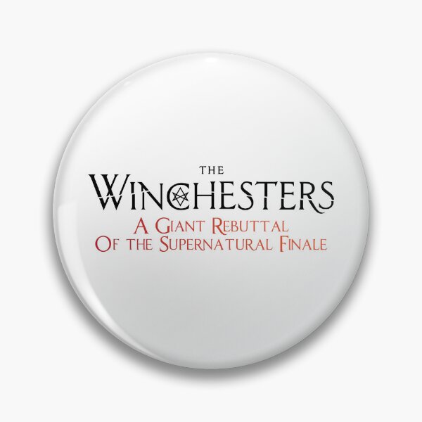 Item preview, The Winchesters: A Giant Rebuttal of the Supernatural Finale (Black) designed and sold by TheFangirlBiz.