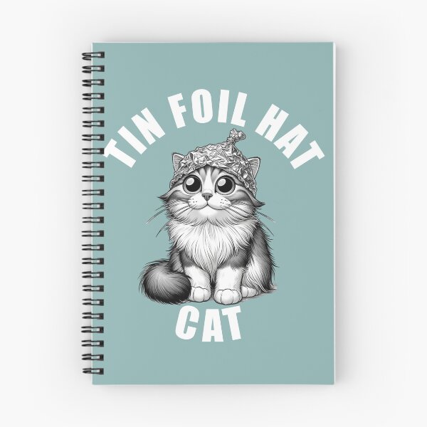 Item preview, Tin Foil Hat Cat- T-shirt for the truther community  designed and sold by TaraGbear.
