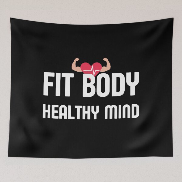 Item preview, Fit Body Healthy Mind Fitness Is Lifestyle designed and sold by light-artist.
