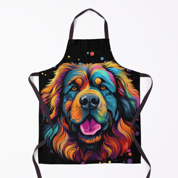 Item preview, colorful Do Khyi Tibetan Mastiff Great Dane dog designed and sold by WallyPink.