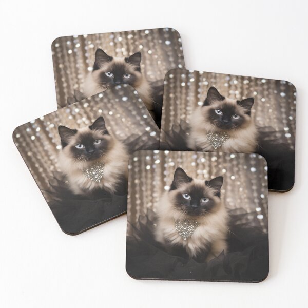 Item preview, Glamorous Birman Cat designed and sold by Nocturne  Paws.
