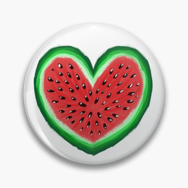 Item preview, Charity Design - Watermelon Heart for Palestine designed and sold by Kelza Pilkington.