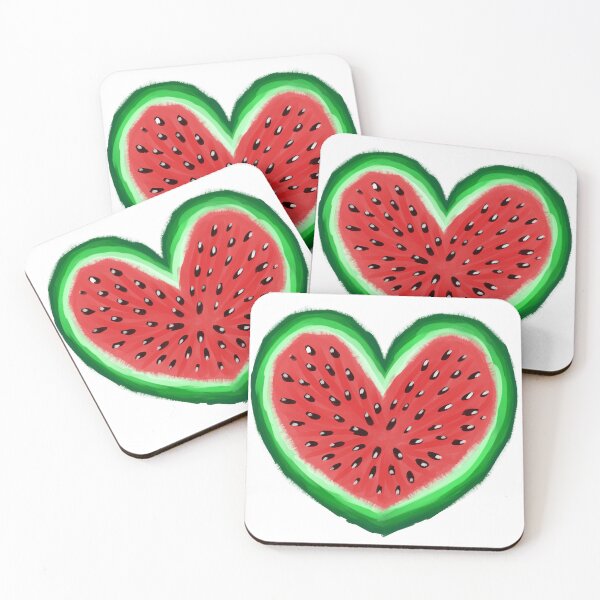 Item preview, Charity Design - Watermelon Heart for Palestine designed and sold by Kelza Pilkington.