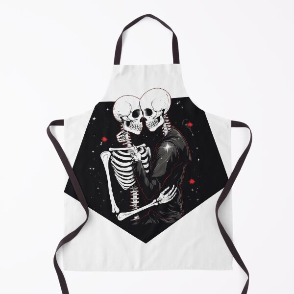 Item preview, "Celestial Embrace Skeleton and Galaxy Girl" designed and sold by vzrnmichsudops.