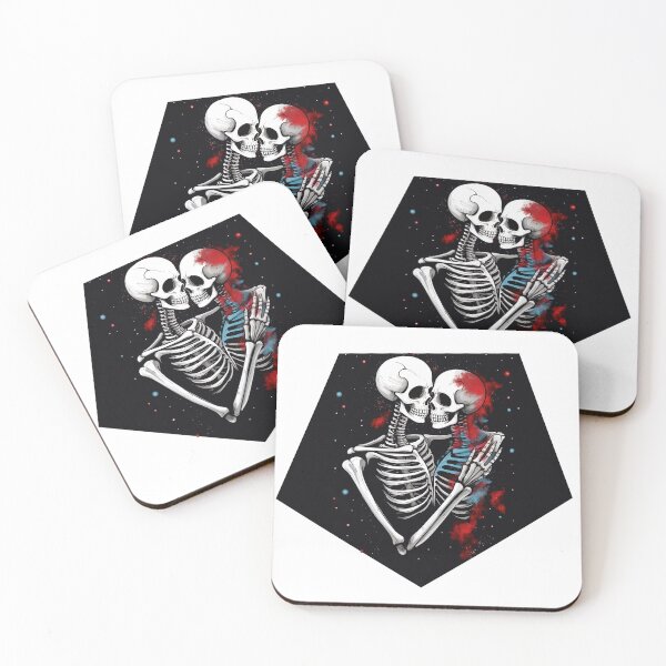 Item preview, "Beyond Bones Galaxy Girl's Skeleton Embrace" designed and sold by vzrnmichsudops.