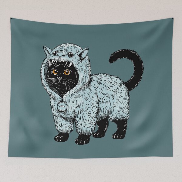 Item preview, Yeti Kitty designed and sold by KilkennyCat Art.