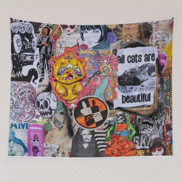 Item preview, Street art unique to Manchester UK. designed and sold by littledigger.