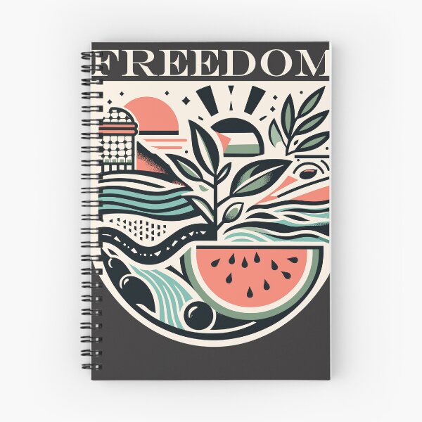 Item preview, Freedom Palestine watermelon olive keffiyeh flag designed and sold by Slice Of Seed.