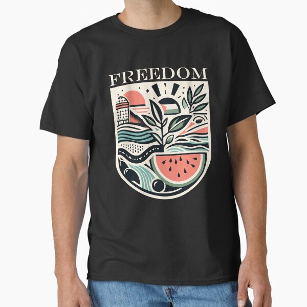 Item preview, Freedom Palestine watermelon olive keffiyeh flag designed and sold by Slice Of Seed.
