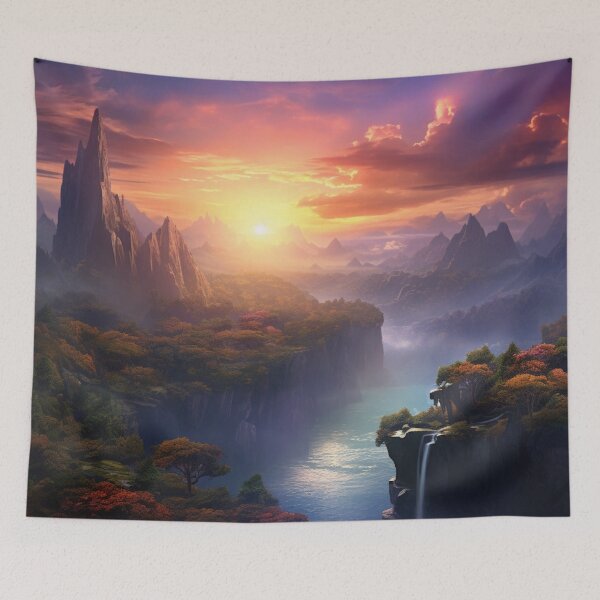 Item preview, Fantasy Landscape - Grand Canyon Sunset designed and sold by Fantasy Masterpiece.