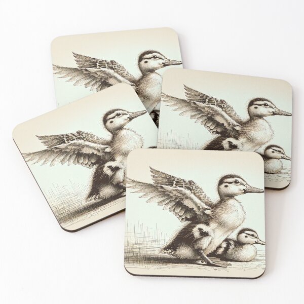 Item preview, Wings of Solace, Duckling Embrace designed and sold by PictorialWhimsy.