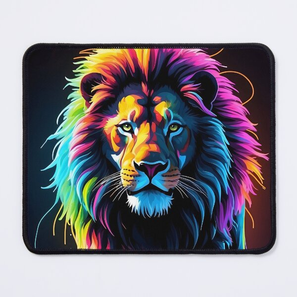 Item preview, Neon Lion designed and sold by TheCatsCorner.