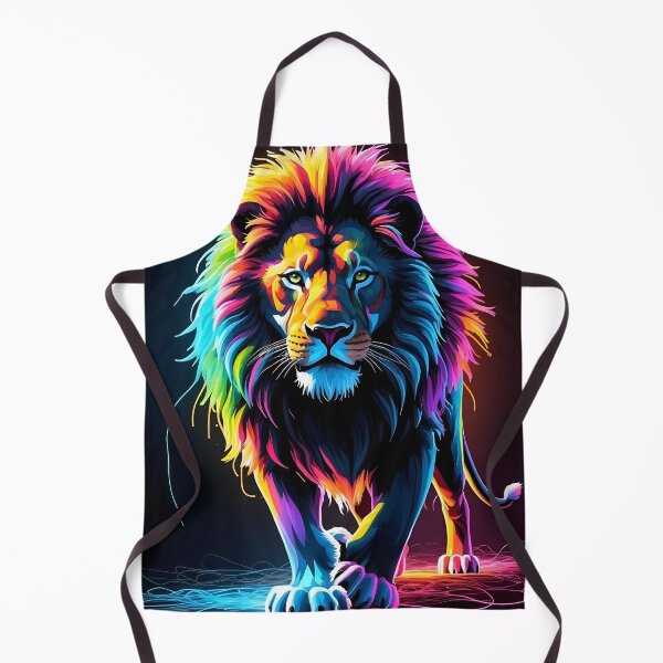 Item preview, Neon Lion designed and sold by TheCatsCorner.