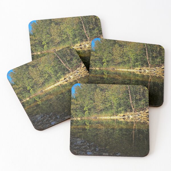 Item preview, Trees Reflected In Glassy Water Photograph  designed and sold by TwistedP-Photos.