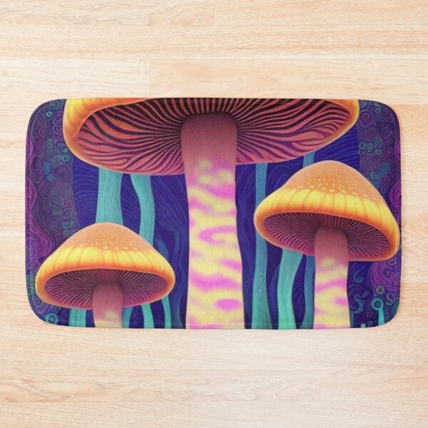 Item preview, Vintage Psychedelic Field Mushrooms designed and sold by TheDarkWardrobe.