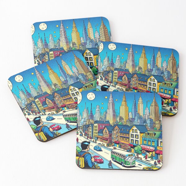 Item preview, Cosmic City Adventures designed and sold by sarabelmont.