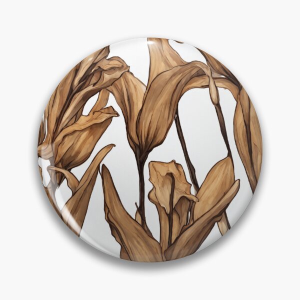 Item preview, Dried Lily Flower - beautiful funny fun cute  art print design pattern  designed and sold by HoneyBlizz.