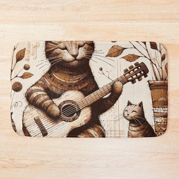 Item preview, Autumn Serenade by Feline Musicians designed and sold by PictorialWhimsy.
