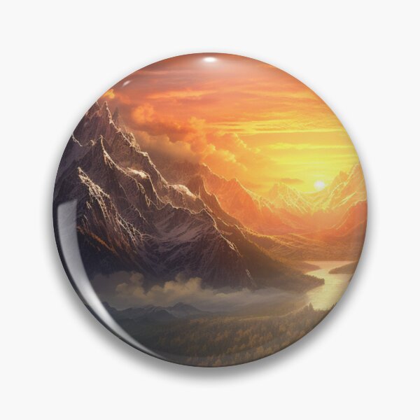 Item preview, Fantasy Landscape - Sunset Valley designed and sold by Fantasy Masterpiece.