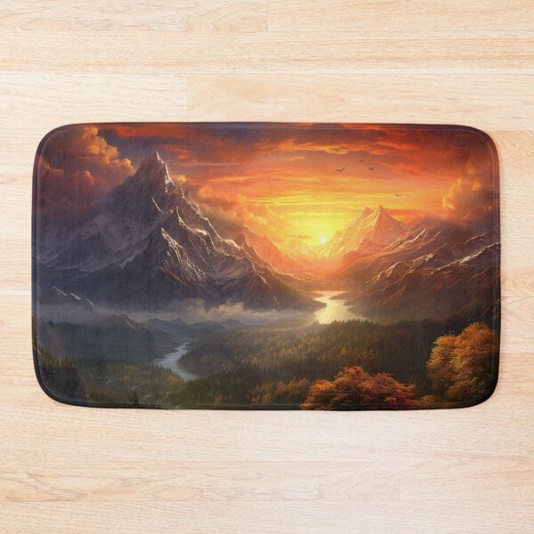 Item preview, Fantasy Landscape - Sunset Valley designed and sold by Fantasy Masterpiece.