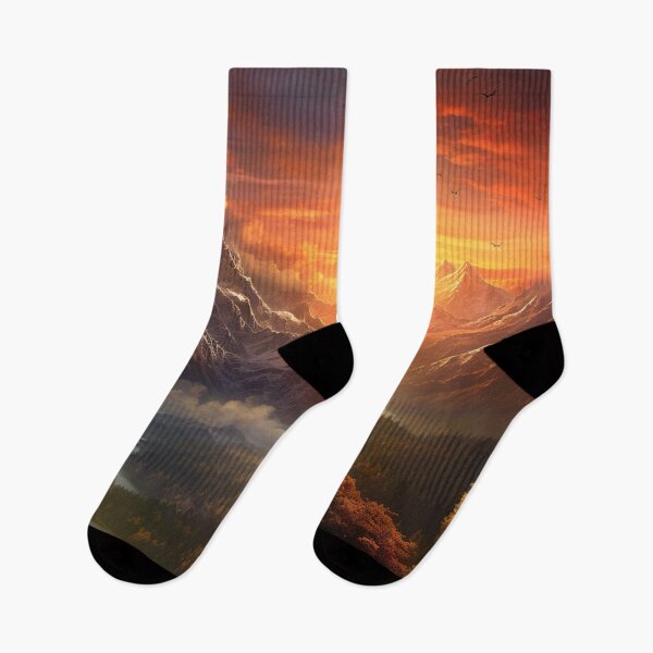 Item preview, Fantasy Landscape - Sunset Valley designed and sold by Fantasy Masterpiece.