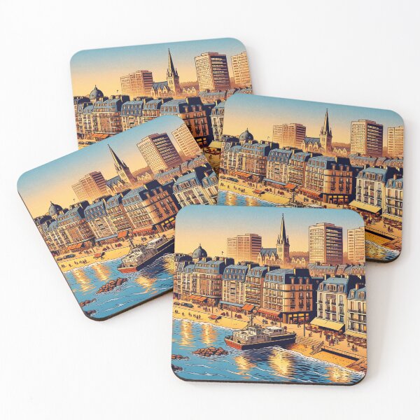 Item preview, Seaside Serenity in the City designed and sold by sarabelmont.