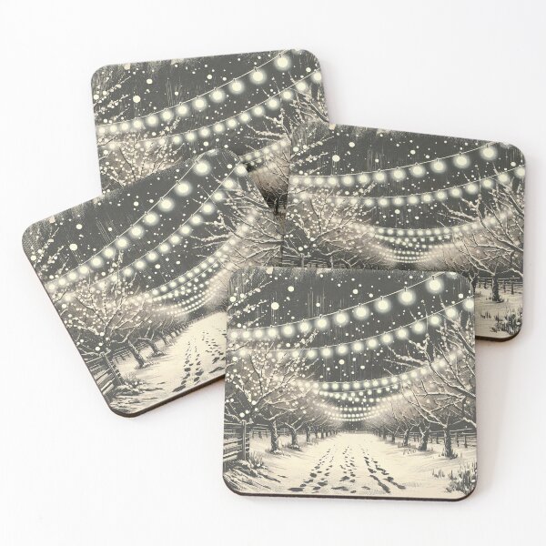 Item preview, Enchanted Winter Under Glistening Lights designed and sold by PictorialWhimsy.