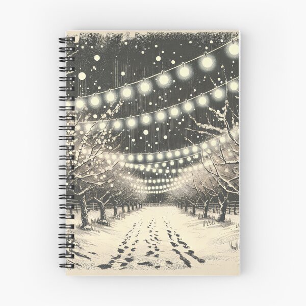 Item preview, Enchanted Winter Under Glistening Lights designed and sold by PictorialWhimsy.