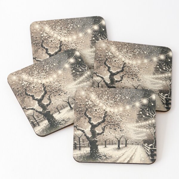 Item preview, Enchanted Snowy Evening at the Park designed and sold by PictorialWhimsy.