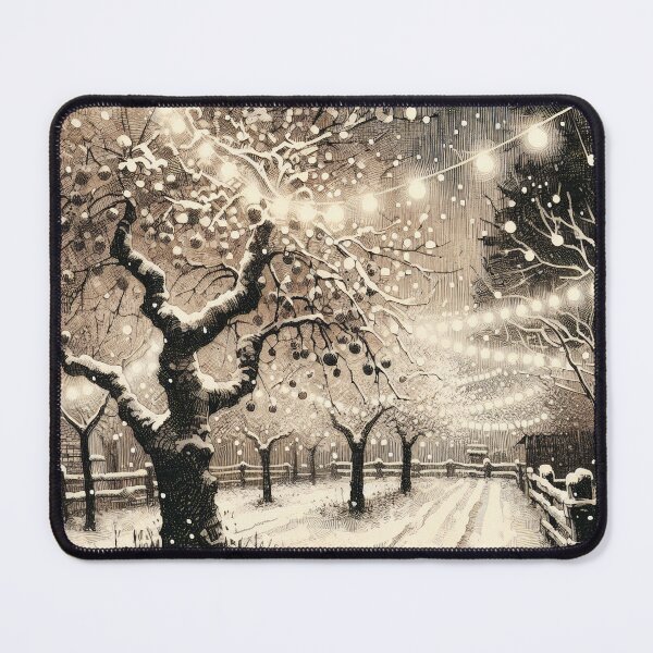 Item preview, Enchanted Snowy Evening at the Park designed and sold by PictorialWhimsy.