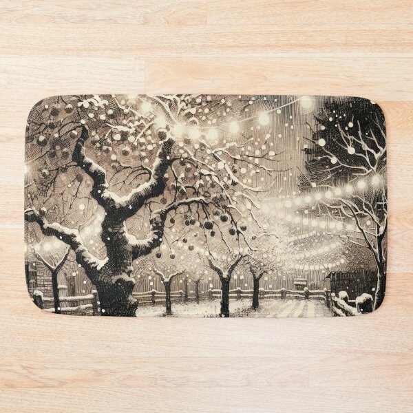 Item preview, Enchanted Snowy Evening at the Park designed and sold by PictorialWhimsy.