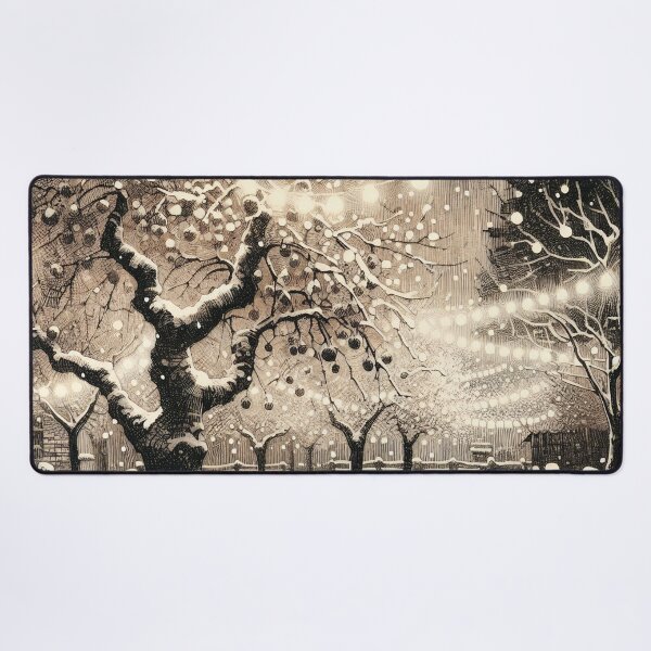 Item preview, Enchanted Snowy Evening at the Park designed and sold by PictorialWhimsy.