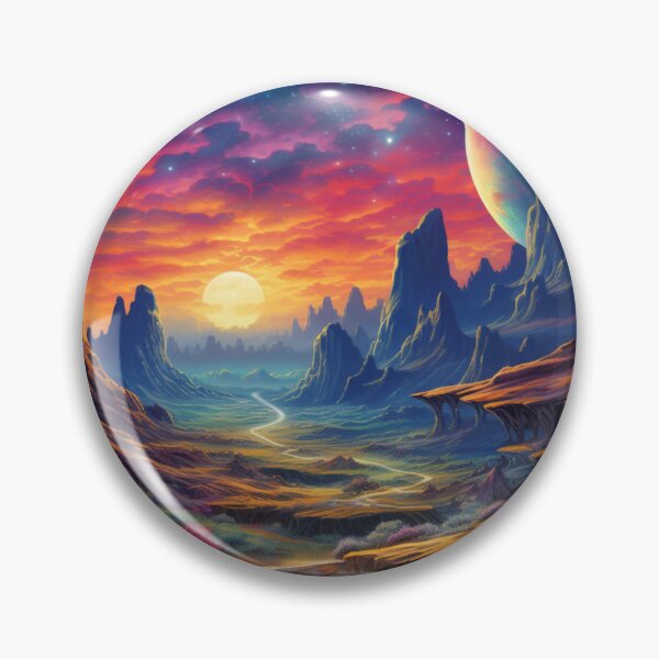 Item preview, Fantasy Landscape - Psychedelic Dream World designed and sold by Fantasy Masterpiece.