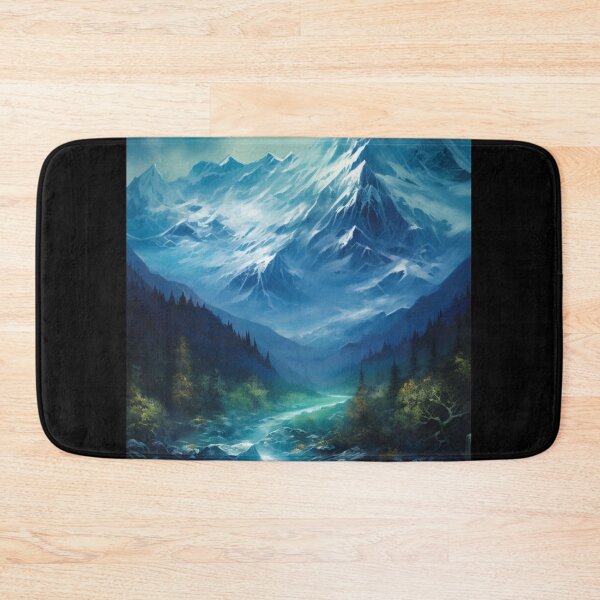 Item preview, Fantasy Landscape - Snowy Mountain Peak designed and sold by Fantasy Masterpiece.