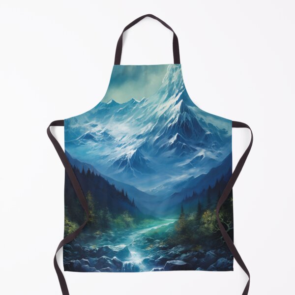 Item preview, Fantasy Landscape - Snowy Mountain Peak designed and sold by Fantasy Masterpiece.